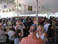 Packed south tent at OBF 2007